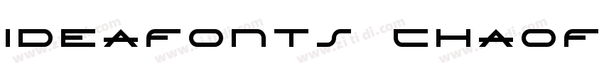IdeaFonts chaoFanZha字体转换